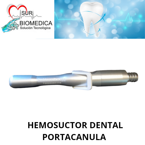 Porta Cánula de Hemosuctor Dental Metálica