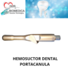 Porta Cánula de Hemosuctor Dental Metálica