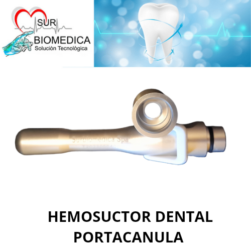 Porta Cánula de Hemosuctor Dental Metálica