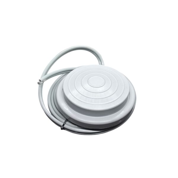 Pedal neumático reóstato para sillón dental con manguera de 2 metros.